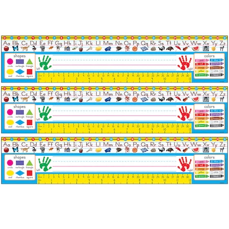 Trend Enterprises Zaner-Bloser Desk Toppers Reference Name Plates, PreK-1, PK108 T69401